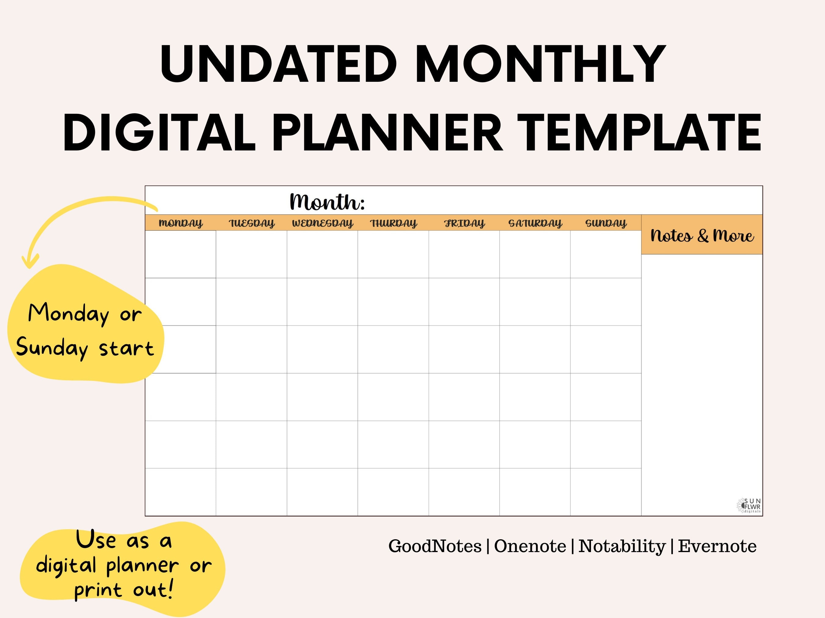Evernote Planner - Etsy