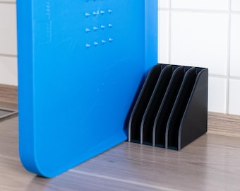 Cutting Board Holder Organizer Kitchen Kitchen Scale 5 Compartments Board