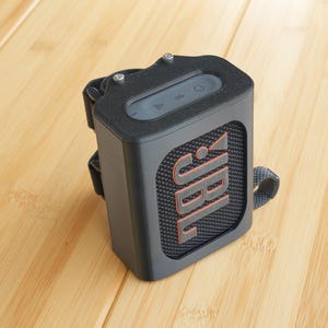 JBL Go 4 Bike Case Fahrrad Schutzhülle Halterung mit Klettbändern und Gummipad Bild 8