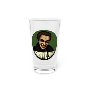 The Man Who Laughs Silent Horror 60s Comic Book Collection Fast Food Glass