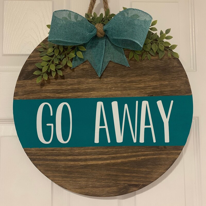 Go Away Sign - Etsy