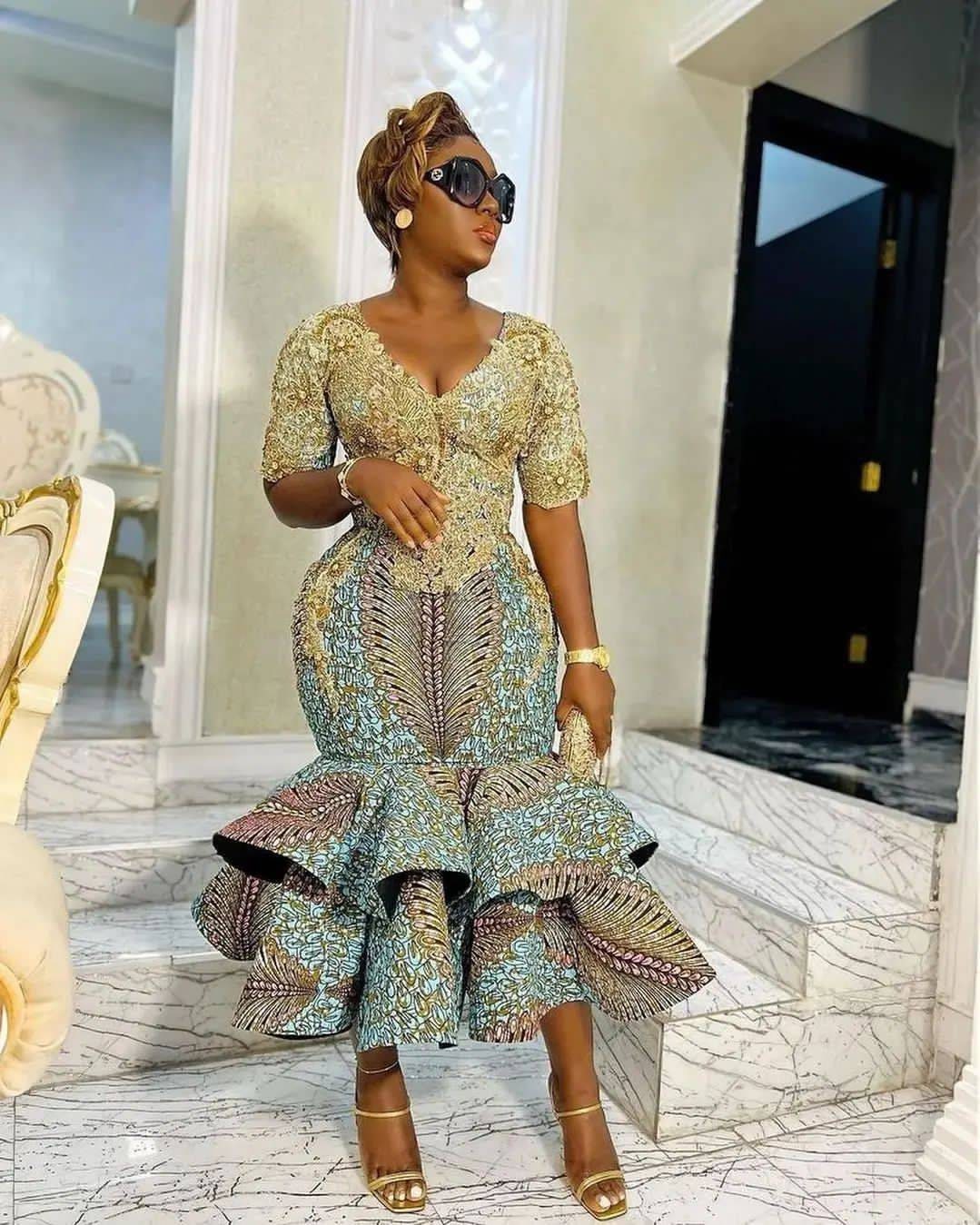 african dresses short