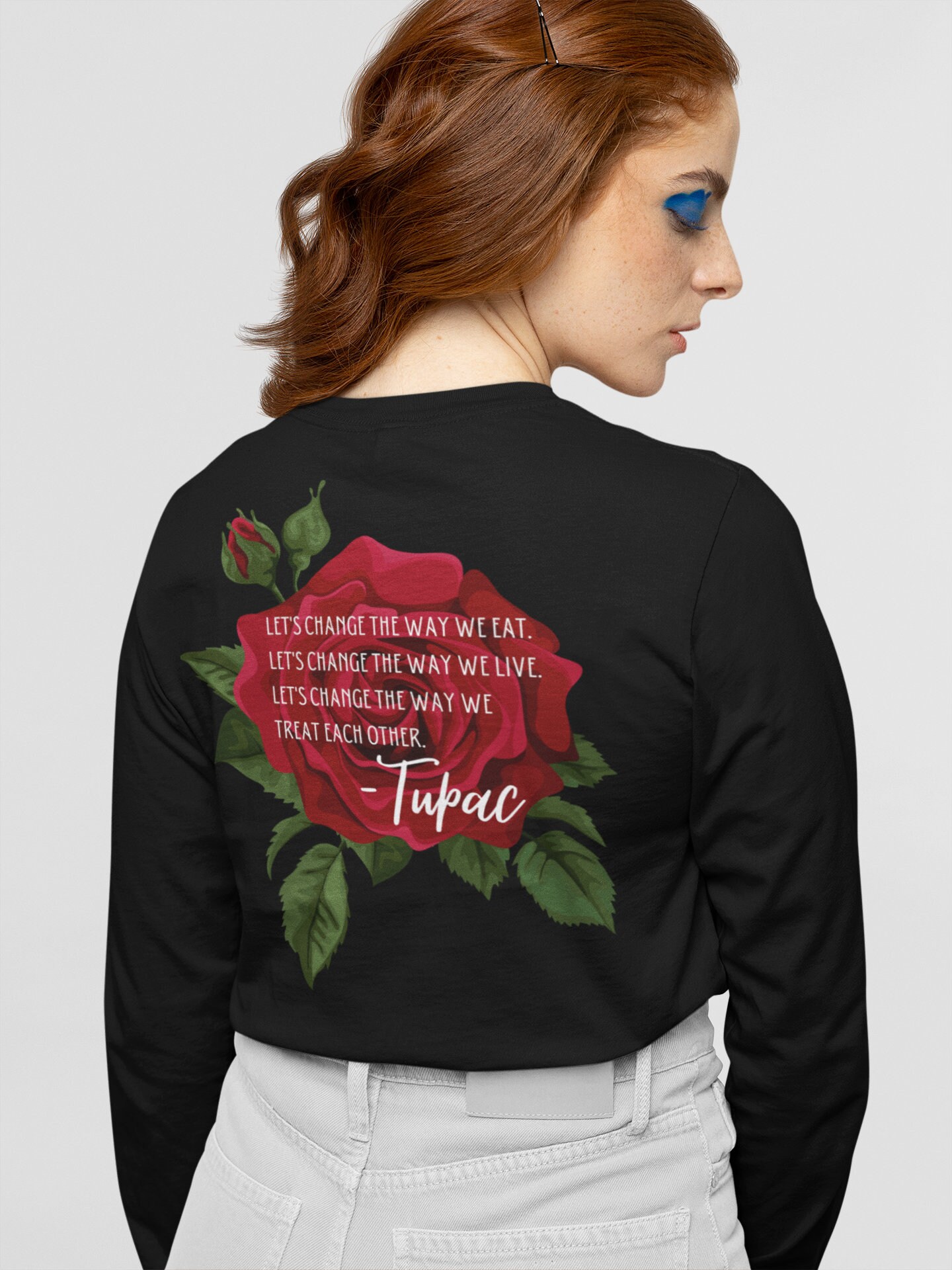 Tupac Long Sleeve - Etsy