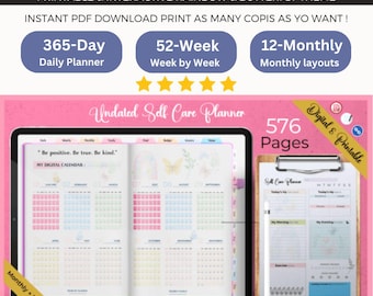 Undated GoodNotes Planner, Monthly Digital Planner, GoodNotes Template, iPad Planner, Digital Journal PDF, Boho GoodNotes, Minimalist Design
