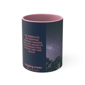The Embrace, Hugging Trees - Mug, 11oz