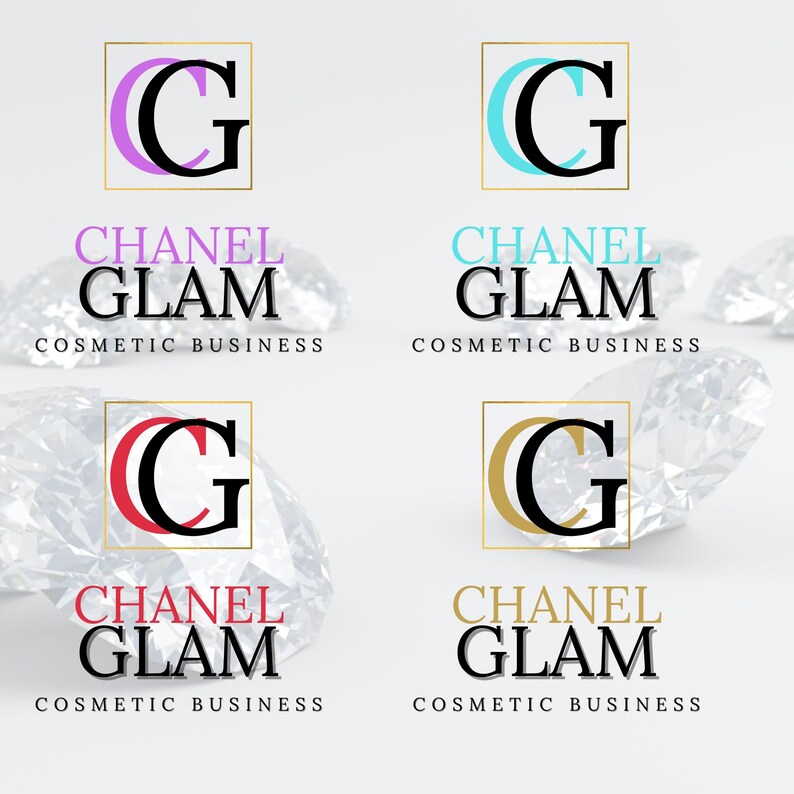 Pink Beauty Logo Design Custom Boutique Logo Fashion Logo Etsy