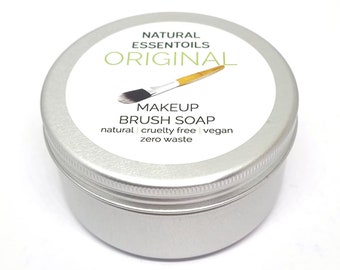 Natural Essentoils Fruity Makeup Brush Soap Natural Cruelty Free Vegan Zero  Waste Make up Brush Cleaner 