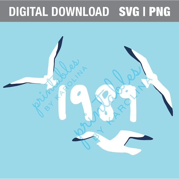 Seagulls vinyl car decal Svg Taylor inspired Svg Sublimation file digital Taylor inspired Png Cricut Cutting machine files seagulls merch