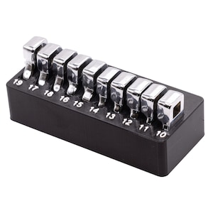 Crowsfoot Wrench Holder Organizer for Icon Metric 3/8 Set Toolbox
