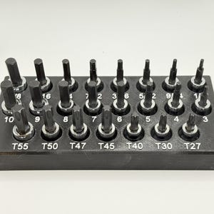 TORX- und Allen-Icon-Sockel-Bit-Set-Halter - Metrisch und Standard / SAE Hafenfracht