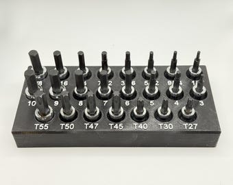 TORX and Allen Icon Socket Bit Set Holder - Metric and Standard/SAE Harbor Freight