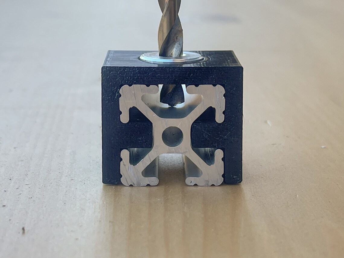 80/20 1010 1 Inch Aluminum Extrusion Drilling Jig Etsy