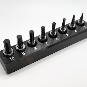 Metric Allen Hex 3/8 Icon Stecknuss-Bit-Halter - Magnetfuß für Werkzeugboxen