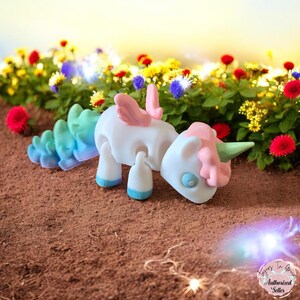 Unicorn Flexi with wings | 3d Print | Fidget Toy