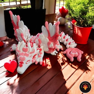 Baby Aphrodite Dragon w/Wings | 3D Printed Articulated Dragon | Fidget Dragon
