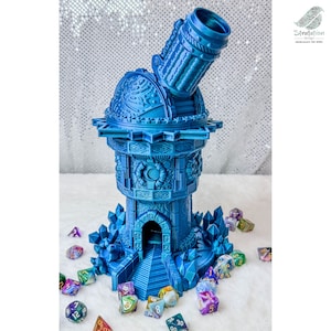 Astral Observatory Dice Tower | 3D Printed DnD Dice Tower | Dice Roller Tower | Unique Custom Dice Tower