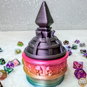 Necromancer Dice Case | 3D Printed DnD Dice Case