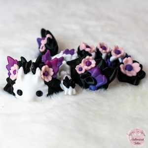 Baby Kosha Dragon w/Wings | 3d Print | Fidget Toy | Axolotl and Dragon Mashup