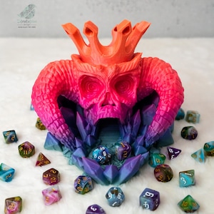 Demon King Dice Tower | 3D Printed DnD Dice Tower