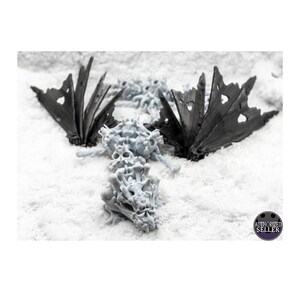 Hollow Dragon w/Wings | 3D Printed Articulated Dragon | Fidget Dragon