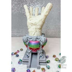 Mausoleum and Hand Dice Tower | 3D Printed DnD Dice Tower