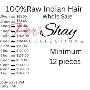 Raw Indian Hair