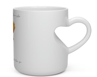Sisters Heart Shape Mug