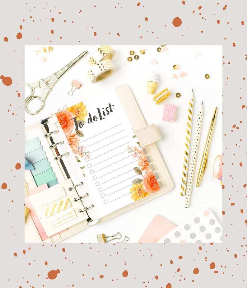 Printable to Do List — PDF Planner Checklist — Task Lists — Instant ...