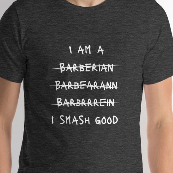 I am a Barbarian Dungeons and Dragons T Shirt | RPG D&D gifts | Tabletop Game Accessories | Nerdy Gift for Men | Dnd Humor
