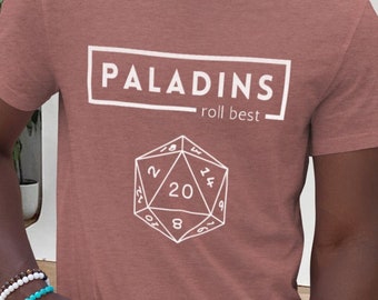 Paladin DnD Shirt | Dungeons and Dragons Gifts | TTRPG Accessories | Dungeon Master Gift | Dnd Shirt | Dnd Gift | Nerdy Gifts | DnD T Shirts