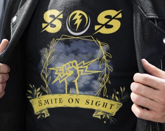 Smite on Sight Paladin Shirt| Nerdy RPG D&D Gifts For Him | TTRPG Accessories | Dnd Humor | Bag of Holding | Dungeon Master | Dark Knight