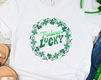 Leprechaun Wreaths Shirt | St Patricks Day DnD | D&D tshirt | TTRPG Accessories | errbody in the pub getting tipsy | Four Leaf Clover Shirt