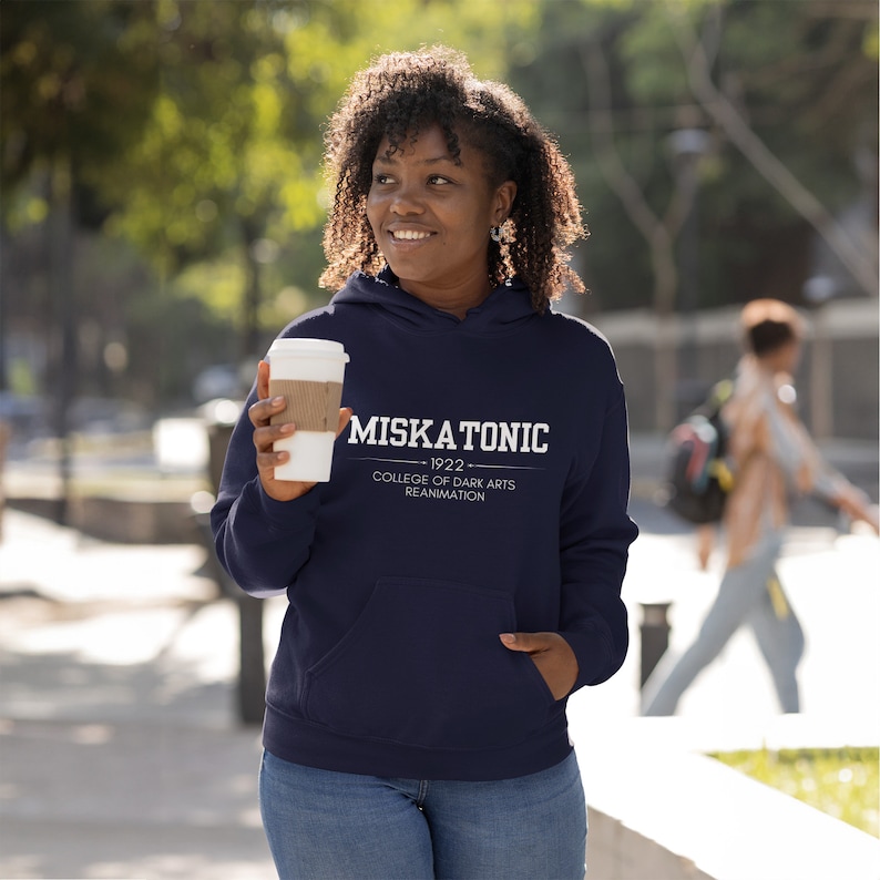 Urban Backwoods Miskatonic University Women's Zoology Hoodie - Premium Pullover Sweatshirt