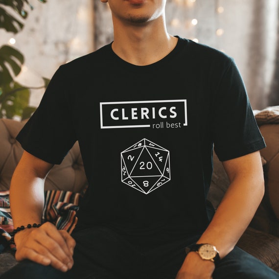 The Cleric Class Tabletop Rpg T-Shirt Party Member The Cleric Class Tabletop Rpg T-Shirt Party Member