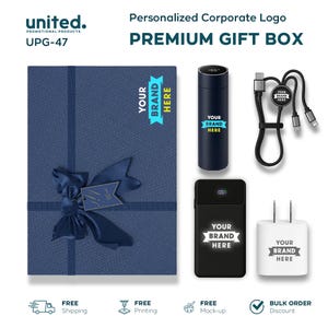 Premium Corporate Bulk Order Luxury Gift Box, Personalized Company Client Gift Box, Company Logo Holiday Gift Box, Company Team Gift Box