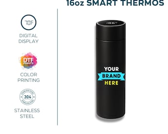 Corporate Bulk Order Smart Thermos, Personalized Company Gift Smart Thermos, Custom Engraved Smart Thermos, Business Employee Gift Thermos