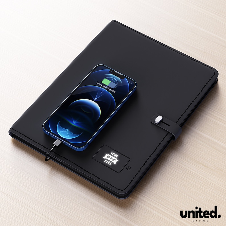 Personalized Company Logo A4 Portfolio, Corporate Gift Portfolio