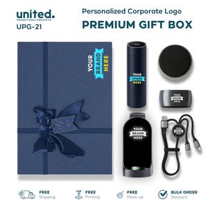 Exclusive Business Logo Client Gift Box, Corporate Logo Holiday Gift Box, Company Logo New Year Gift Box, Company Logo Employee Gift Box