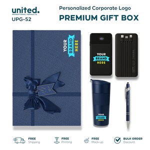 Affordable Corporate Logo Bulk Order Gift Box, Employee Appreciation Gift Box, Client Thanks Gift Box, Company New Year Holiday Gift Box