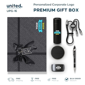 Affordable Company Holiday Gift Box, Company Team Member Gift Box, Personalized Company Logo New Year Gift Box, Company Logo Event Gift Box