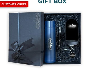 Premium Bulk Order Company Gift Box, Corporate Holiday Gift Box, Company Logo Employee Thanks Gift Box, Company Logo Annual Event Gift Box