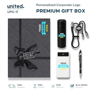 Corporate Brand Holiday Gift Box, Business New Year Bulk Order Gift Box, Gift Box for Premium Clients, Company Team Appreciation Gift Box