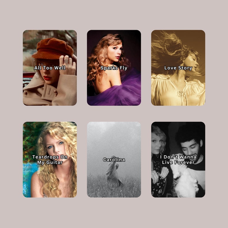 Taylor Swift Digital Taylor's Version Complete Collection Etsy(02)