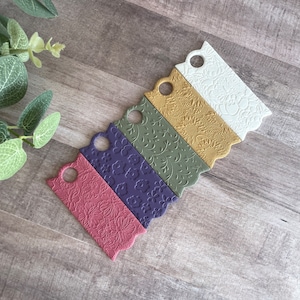 Textured Tumbler Cup Toppers Polymer Clay Tumbler Tops 30oz 40oz Cups Patterned Tumbler Topper Gifts Clay Charm for Tumbler