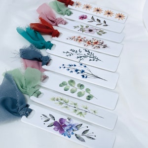 Antique Floral Polymer Clay Bookmark Clay Bookmark Gifts for Book Lovers Handmade Bookmark Clay Bookmark Custom Bookmark Flower Bookmark