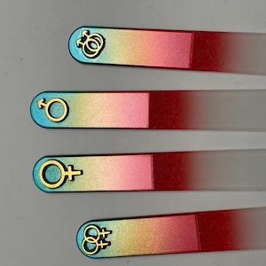 Crystal Rainbow Nail Files, The Coolest Nail File Ever, Gay Pride, LGBTQ