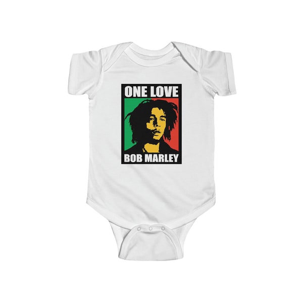 Bob Marley One Love Infant/Baby Onesie Bodysuit Multiple Color Choice