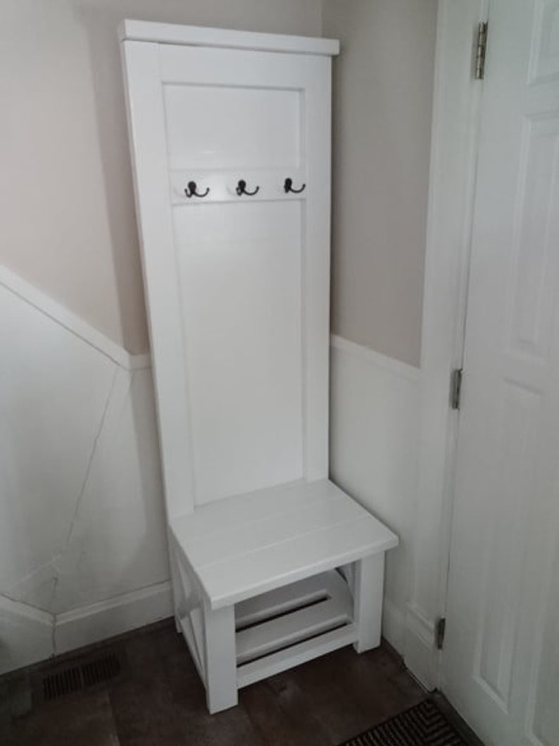 Hall Tree With Mudroom Bench Etsy