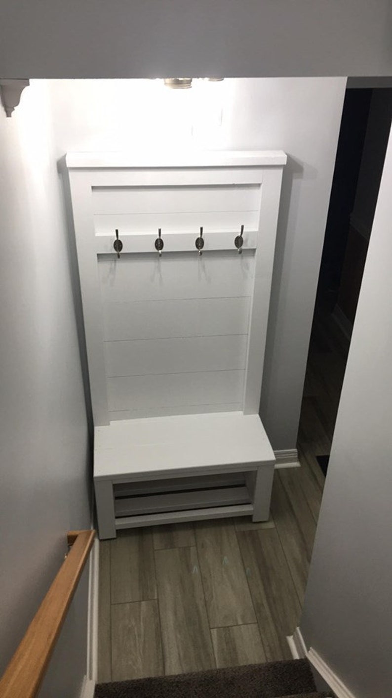 Hall Tree With Mudroom Bench Etsy