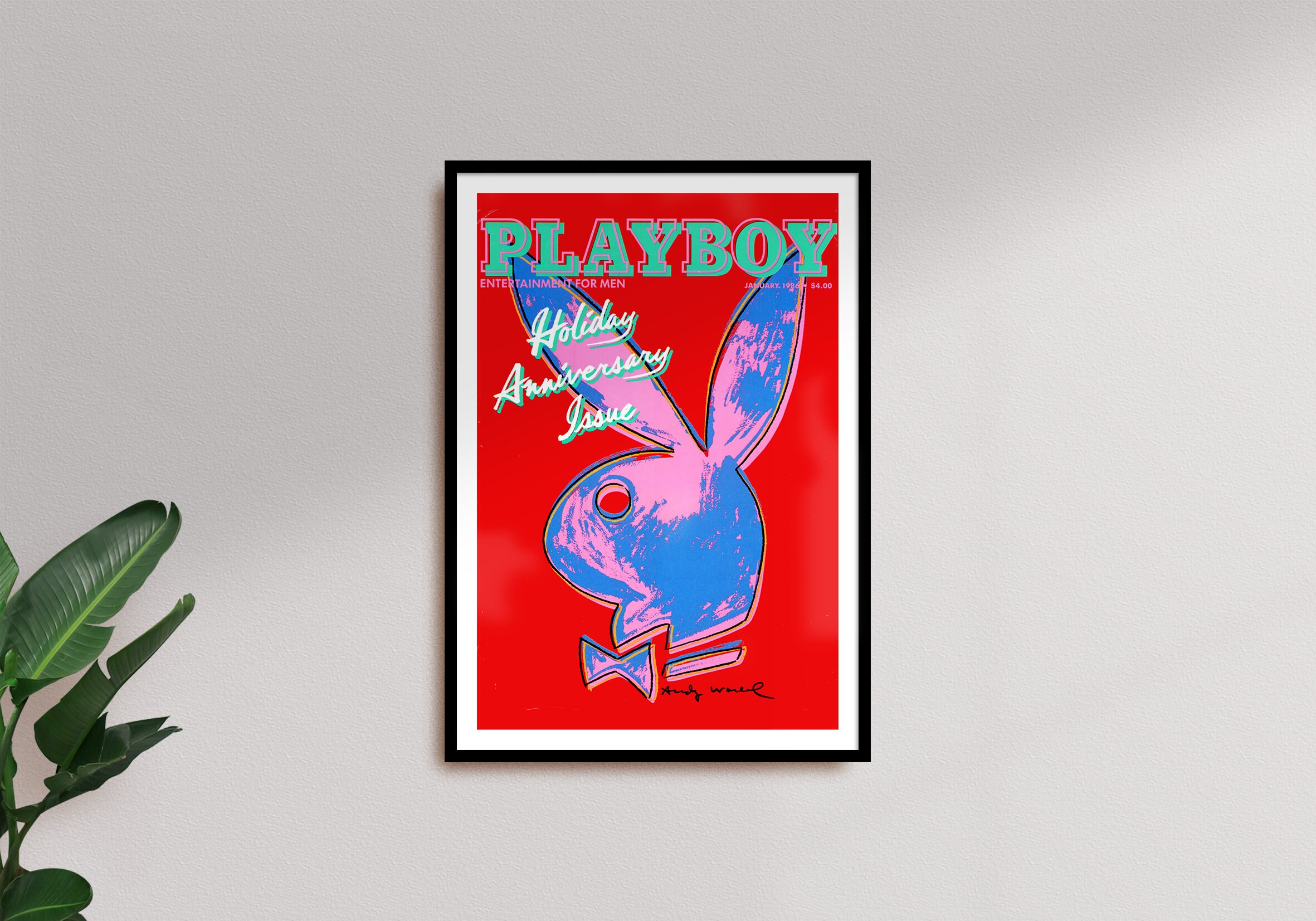 極美品】プレイボーイ アンディ・ウォーホル ポスター